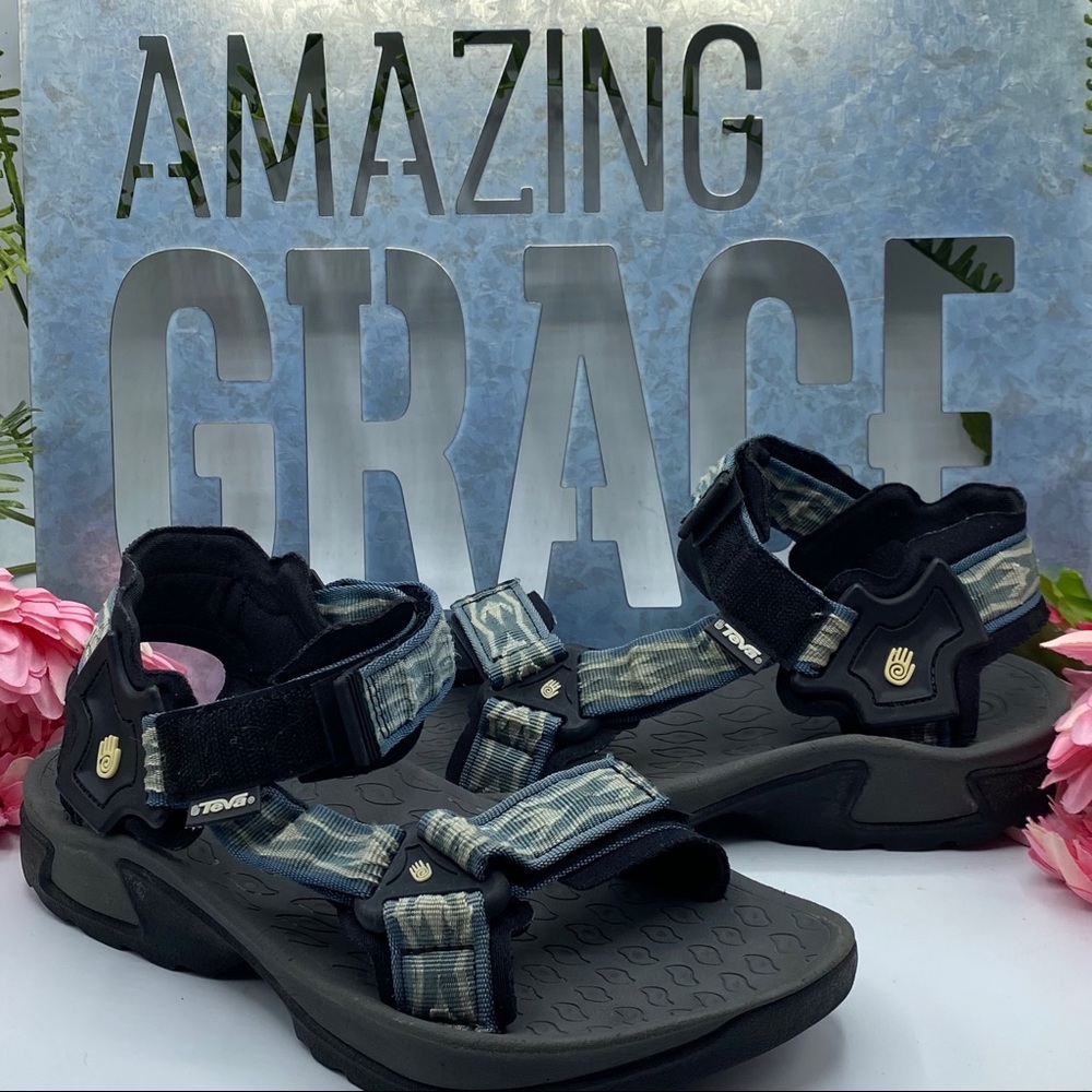 Teva Sz 9 S/N 6430 Blue White Water Shoe Stratum